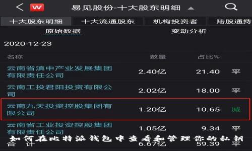 如何在比特派钱包中查看和管理你的私钥