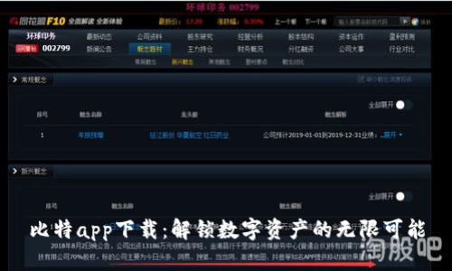 比特app下载：解锁数字资产的无限可能