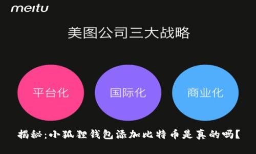 揭秘:小狐狸钱包添加比特币是真的吗?